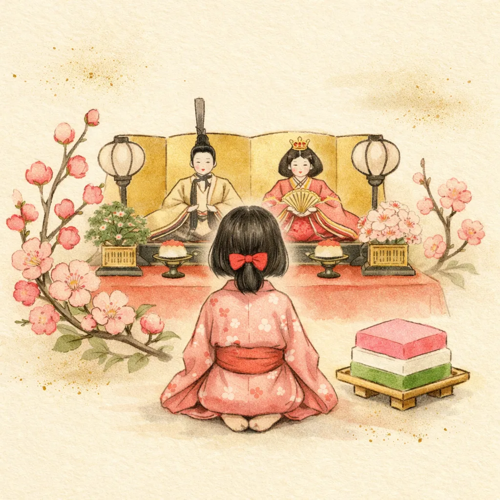 美月ちゃんの、桃の節句