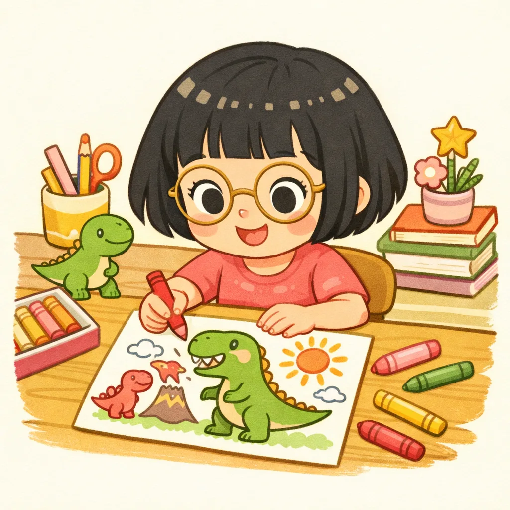 けんくんの、おしごとは絵描きさん