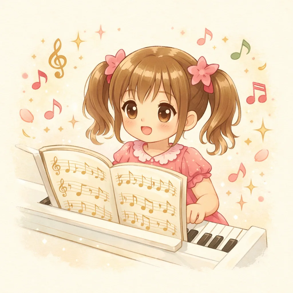 結愛ちゃんの、はじめての発表会