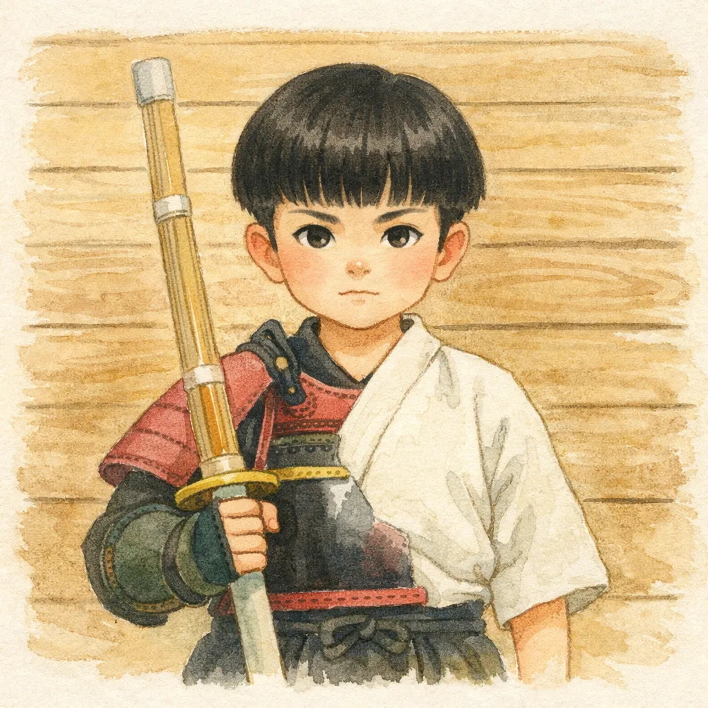 翔太くんの、はじめての剣道