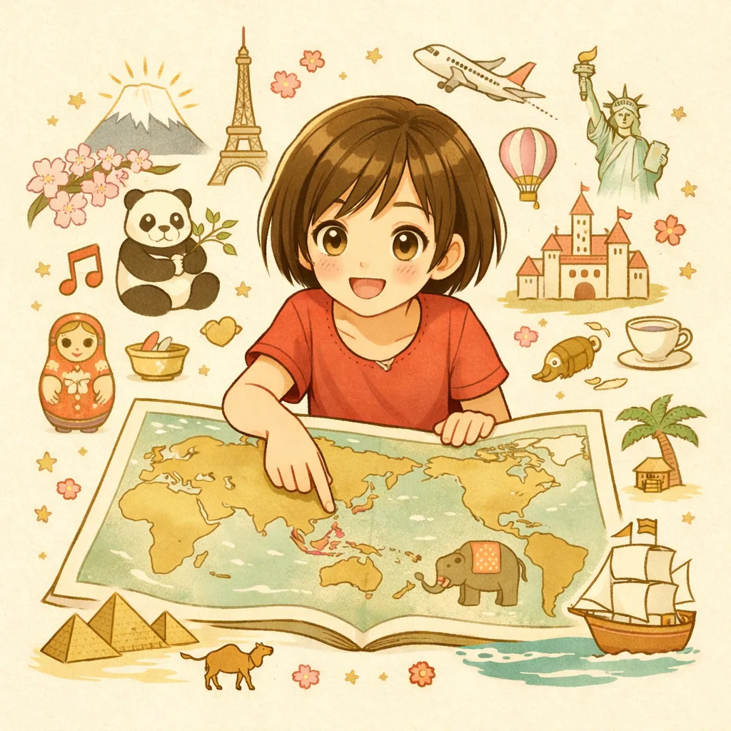 茉莉ちゃんの、せかいのともだち